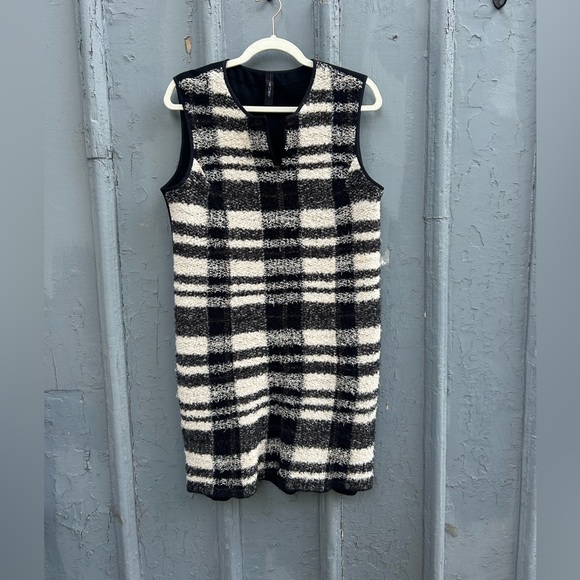 Marc Cain Plaid Shift Dress, Size “N6” (Us14) - Picture 2 of 8